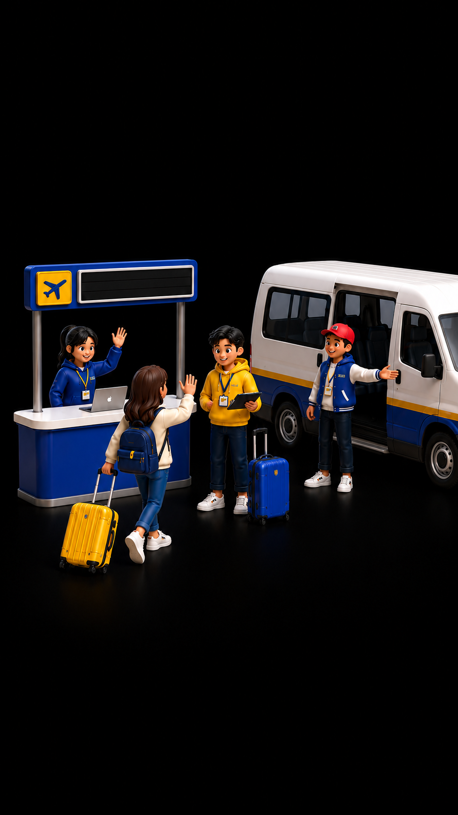 Airport pickup visual